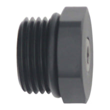 Cargar imagen en el visor de la galería, DeatschWerks 10AN ORB Male Plug Fitting with 1/8in NPT Gauge Port - Anodized Matte Black