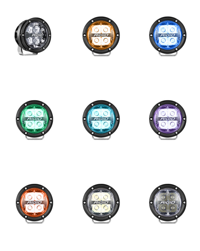 Foco LED todoterreno de 4 pulgadas de la serie 360 ​​de Rigid Industries, RGBW (par)