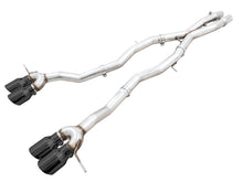 Cargar imagen en el visor de la galería, AWE Track Edition Catback Exhaust for BMW G8X M3/M4 - Diamond Black Tips