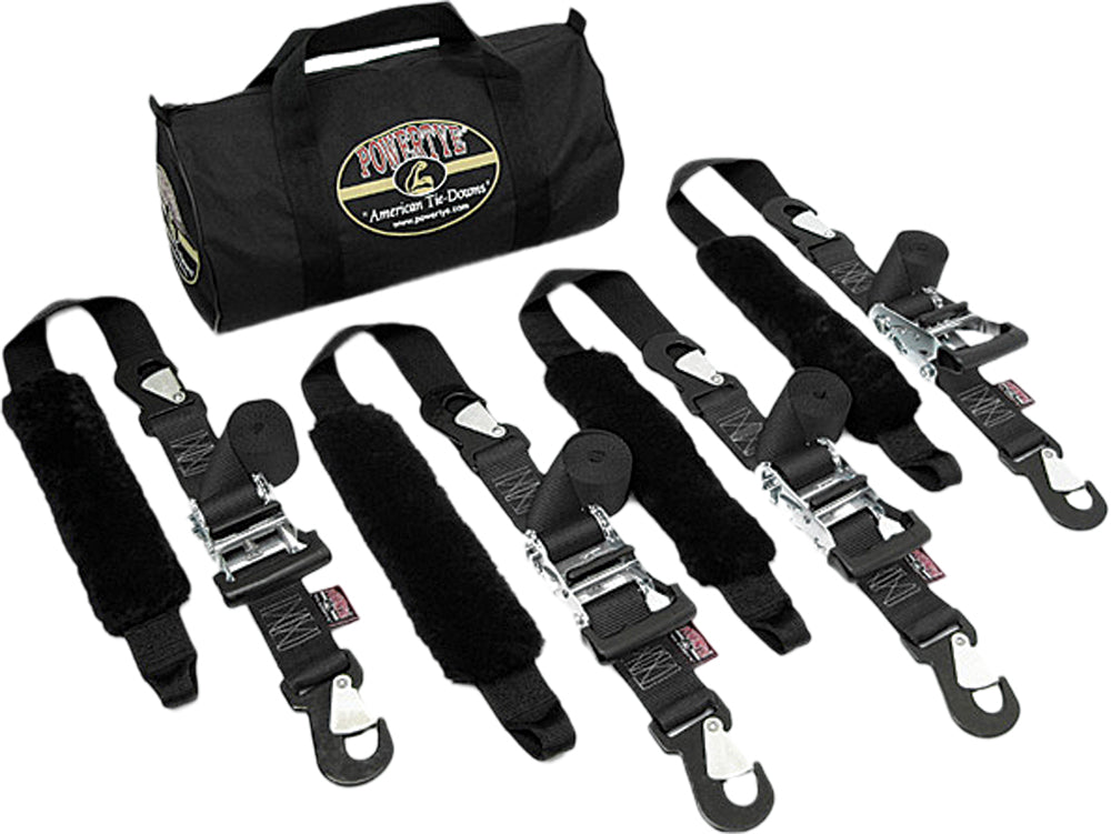 Powertye BIG Daddy Premium Trailer KIT Black 2"X6.5' (TRAILERKIT-102)