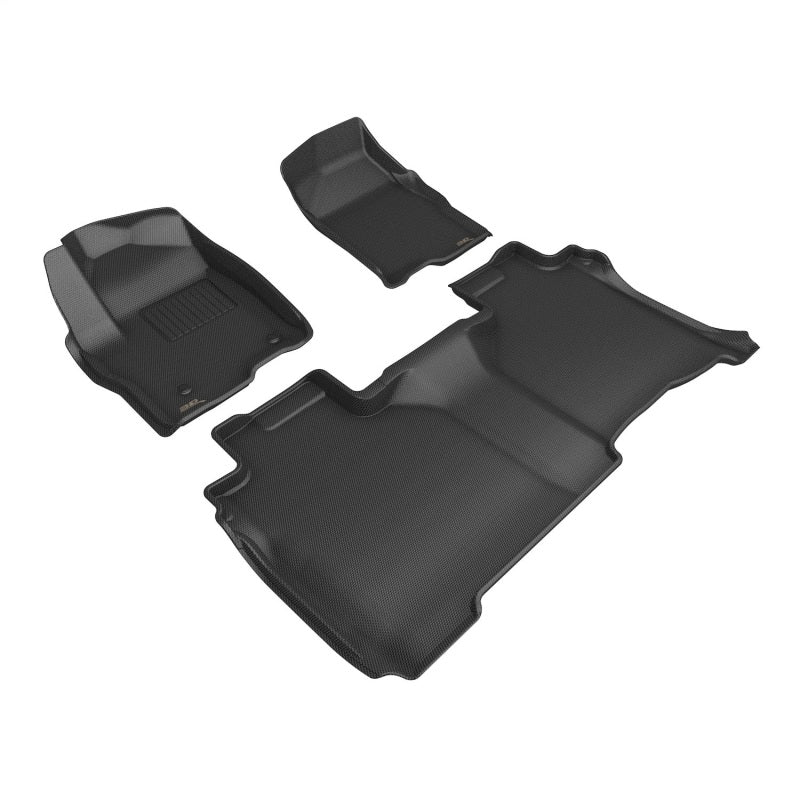 3D MAXpider 19-26 GMC Sierra 1500 Double Cab Kagu Black Full Set