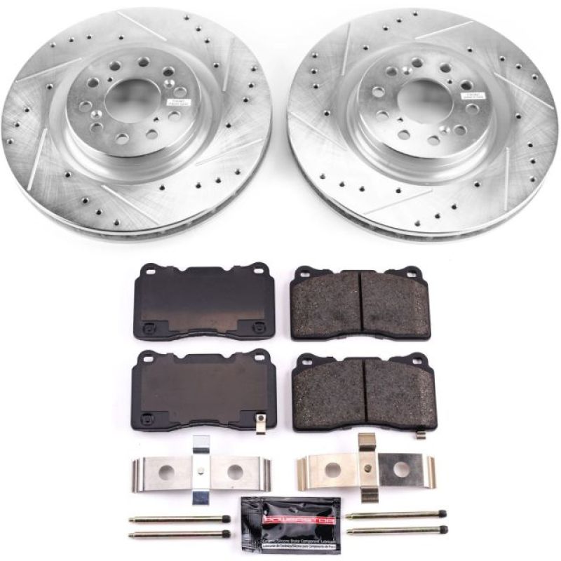 Kit de frenos delanteros deportivos Power Stop 17-19 Honda Civic Z23 Evolution