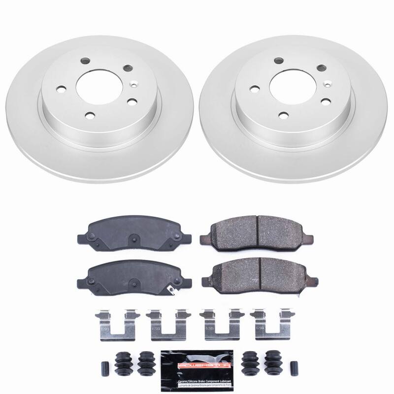 Power Stop 06-11 Buick Lucerne Rear Z23 Coated Brake Kit