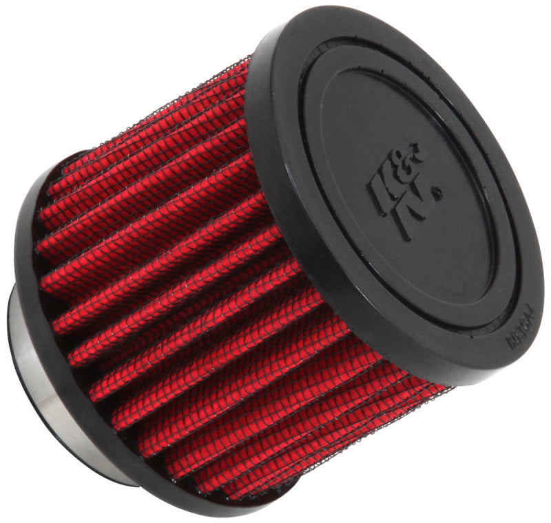 K&N 62-1450 Crankcase Vent Filter - 1.5in Flange ID x 3in OD x 2.5in H Rubber Base