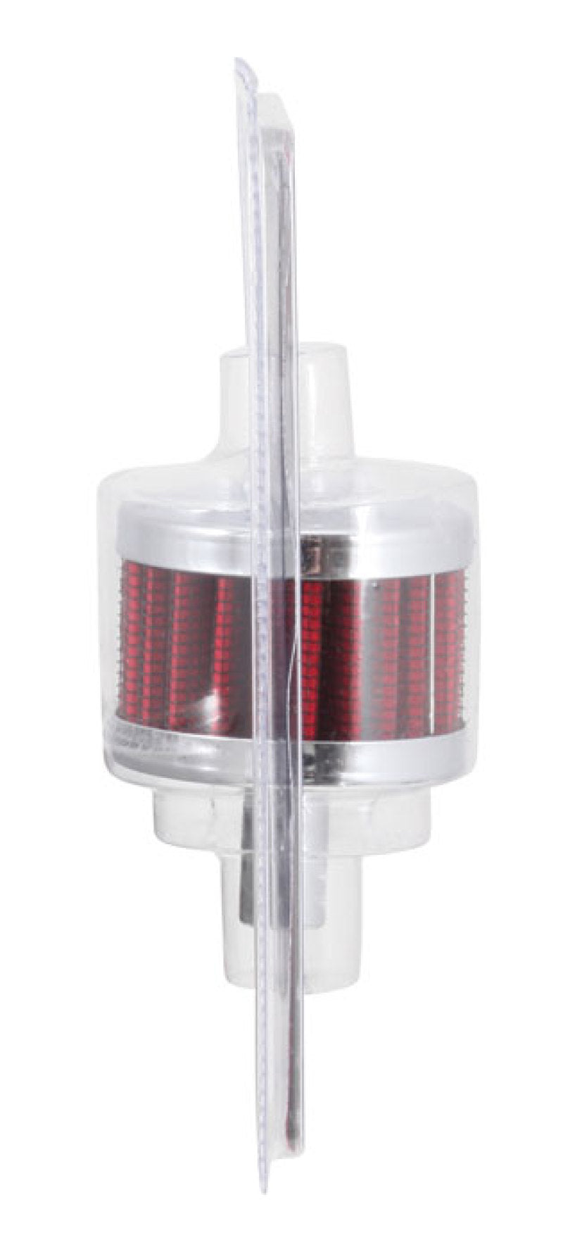 K&N 62-1015 Crankcase Vent Filter — 1/2in Vent, 2in OD, 1.5in Height, Chrome Top