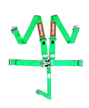 Cargar imagen en el visor de la galería, RaceQuip Green L &amp; L 5pt Seat Belt