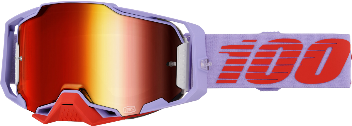 100-Percent Armega Goggle Fausto RED Mirror Lens (50005-10049)