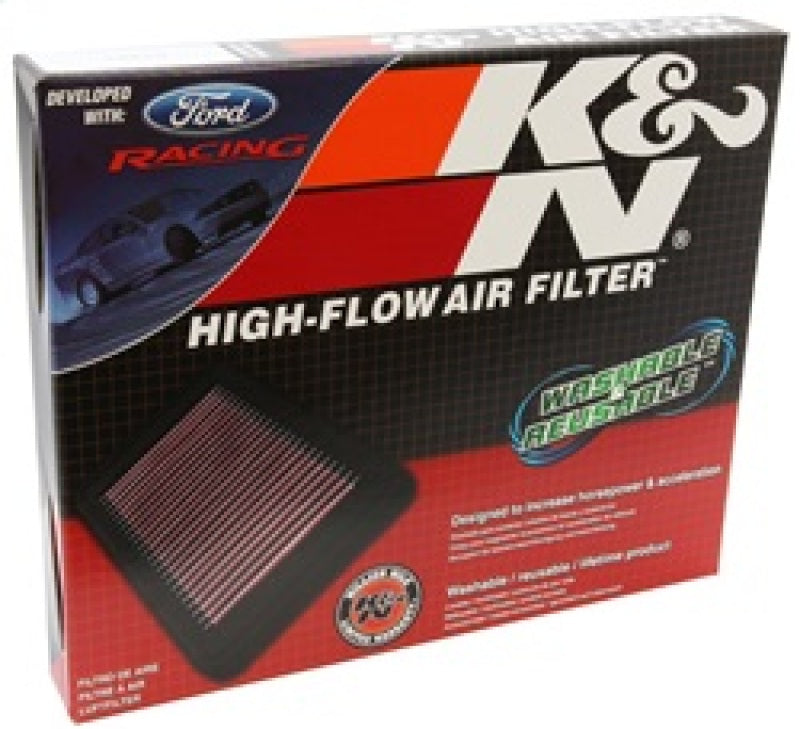 K&N 33-2431 Drop-In Air Filter for Ford Mustang GT 4.6L V8 2010-2014