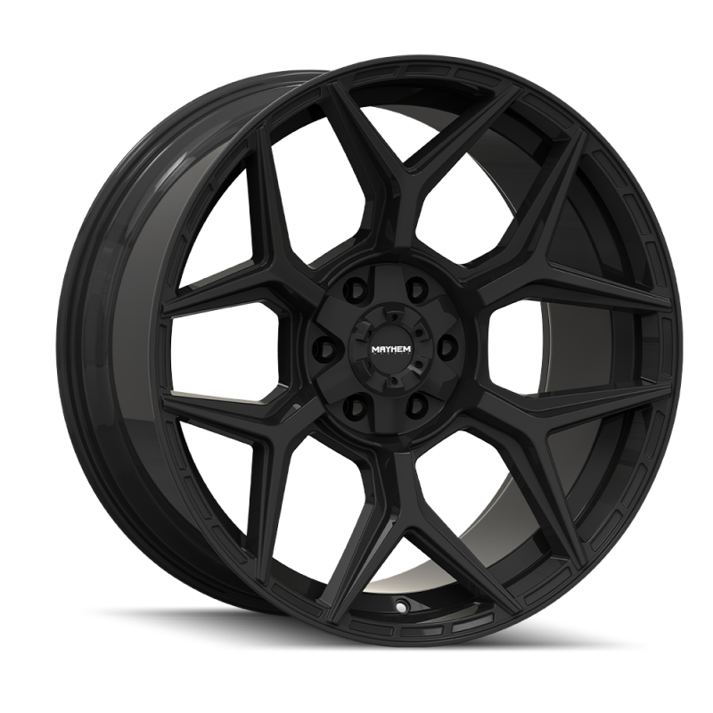 Mayhem Vanquish 8119 20X9 / 6x135/6x139.7 / 0mm Offset / 106.1mm  Hub - Gloss Black