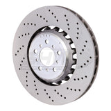 Rotor de freno ligero perforado en cruz delantero derecho SHW 13-16 BMW M5 4.4L (34112284102)