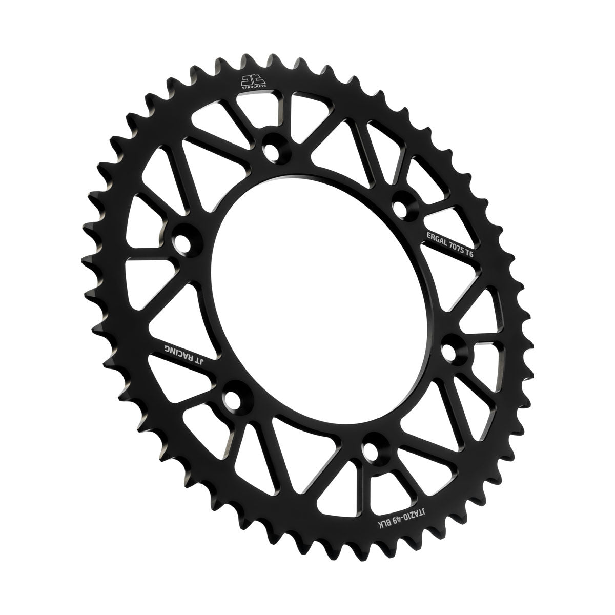 JT Rear Racelite Sprocket Alum 49T-520 BLK Beta/HON (JTA210.49BLK)
