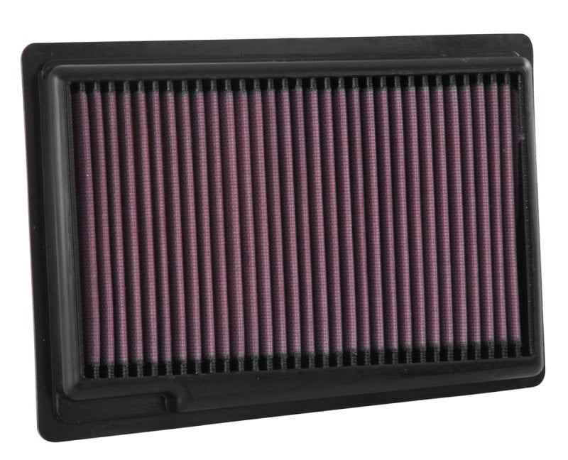 K&N 33-3087 Replacement Drop-In Air Filter — Fits 2015-2018 Fiat Tipo L4-1.4L