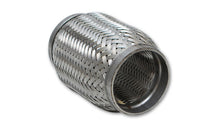 Cargar imagen en el visor de la galería, Vibrant SS Flex Coupling with Inner Braid Liner 3in inlet/outlet x 4in long