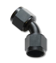 Cargar imagen en el visor de la galería, Vibrant -20AN X -20AN Female Flare Swivel 45 Deg Fitting (AN To AN) -Anodized Black Only