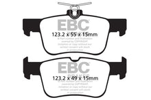 Cargar imagen en el visor de la galería, EBC 13+ Ford Fusion 1.6 Turbo Greenstuff Rear Brake Pads