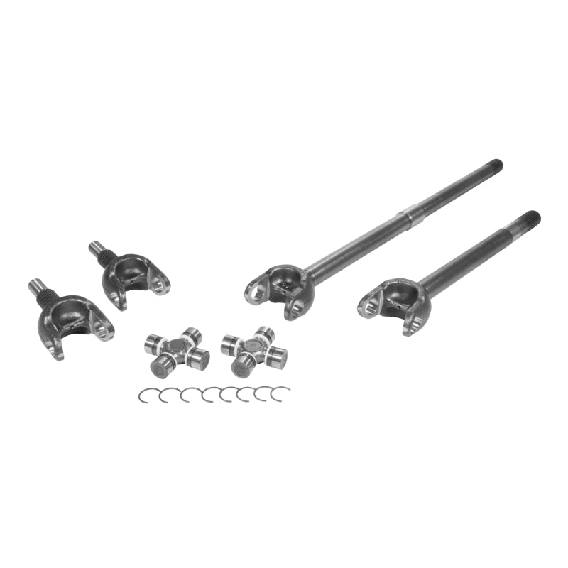 Kit de eje delantero de cromo-molibdeno 4340 para Jeep Wrangler Yukon Gear 18-19 Dana 44 32 estrías con juntas 1350 (7166)