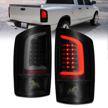 Cargar imagen en el visor de la galería, ANZO 2002-2006 Dodge  Ram 1500 LED Tail Lights w/ Light Bar Black Housing Smoke Lens