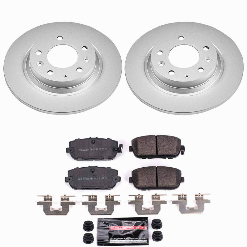 Power Stop 06-15 Mazda MX-5 Miata Rear Z23 Coated Brake Kit