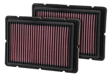 Cargar imagen en el visor de la galería, K&amp;N Replacement Air Filter 05-09 Ferrari F360 11.125in O/S Length x 7.625 O/S Width x 1.313in H