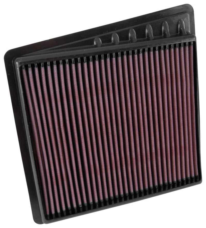 K&N 33-5058 Drop-In Air Filter — Fits 2016-2024 Nissan Titan XD V8-5.6L