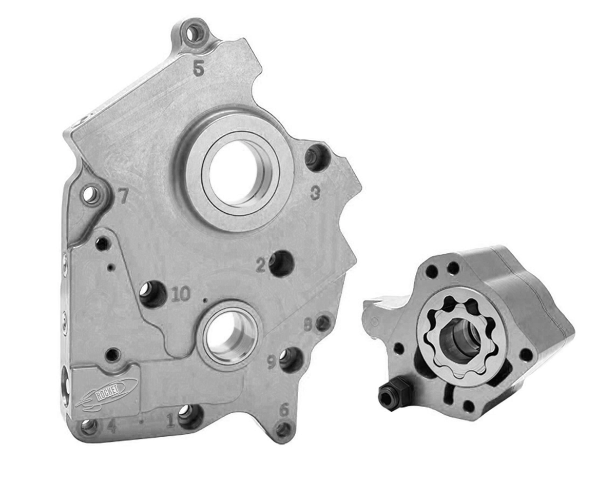 Rocket Performance Garage LLC OIL Pump and CAM Plate M8 17-24 (EXC.VVT) OIL Cooled (7-7101)