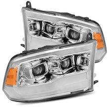 Cargar imagen en el visor de la galería, AlphaRex 09-18 Dodge Ram 1500HD PRO-Series Projector Headlights Plank Style Chrome w/Seq Signal/DRL