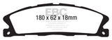 EBC 13+ Ford Explorer 3.5 Twin Turbo 4WD Extra Duty Front Brake Pads