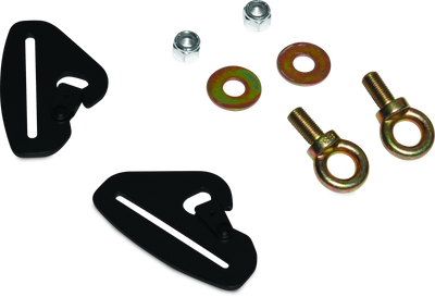 DragonFire Racing Quick-Release Snap Hook Harness Tab Kit 3in — UTV Accessories