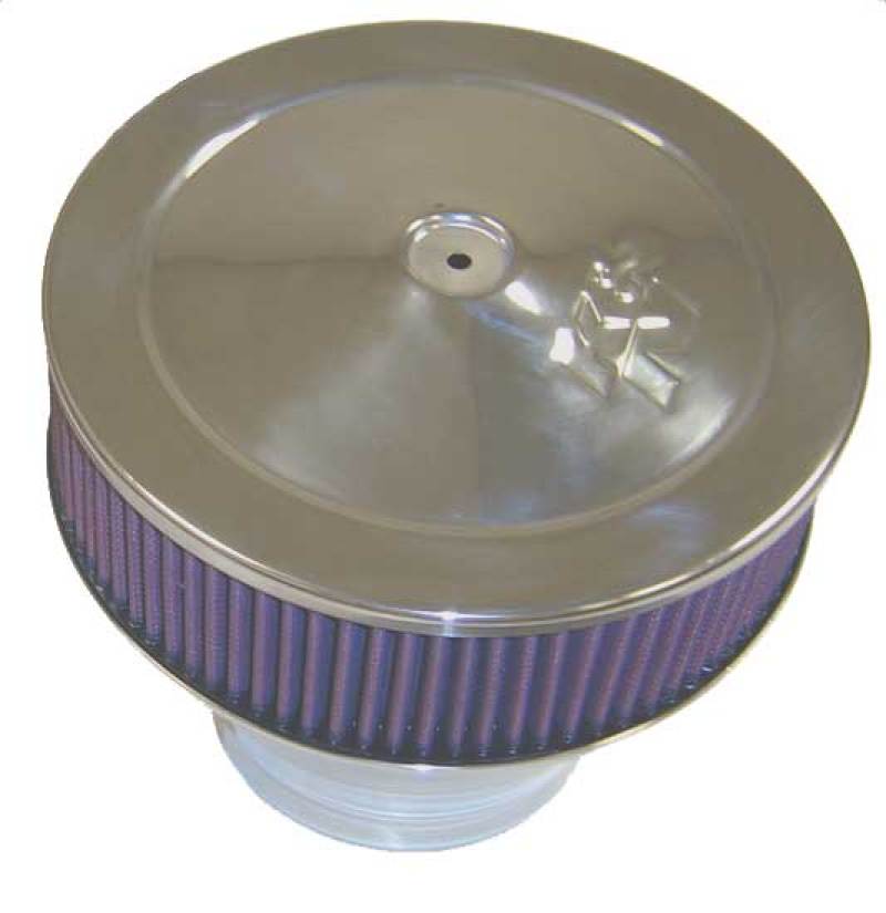 K&N 58-1190 Velocity Stack Assembly - Red - 5-1/8in x 9in Dia 2-3/4in Flange