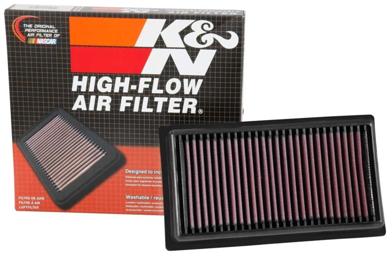 K&N 33-5060 Drop-In Air Filter — Fits 2017-2024 Subaru BRZ & Toyota GR86 H4-2.0L