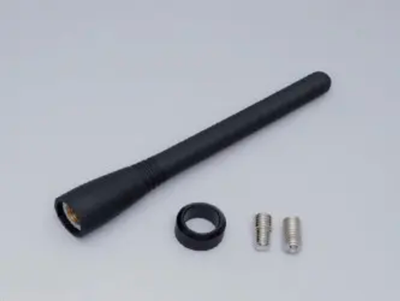 Cusco Short Antenna Black Side Threaded — Fits 2004-2014 Mazda 3, Mitsubishi Lancer, Subaru Impreza