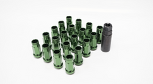 Load image into Gallery viewer, Wheel Mate 12x1.50 48mm Muteki SR48 Dark Green Open End Lug Nuts