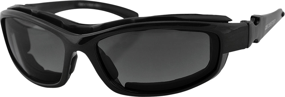 Bobster Road HOG II Sunglasses Conv Black w/4 Lens (BRH2001)