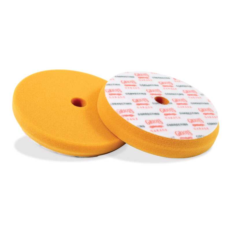 Griots Garage Orange Correcting Foam Pad 6.5in - Set of 2