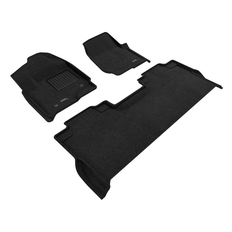 3D MAXpider 17-26 Ford F-250/F-350/F-450 Crew Cab Elegant Black Full Set