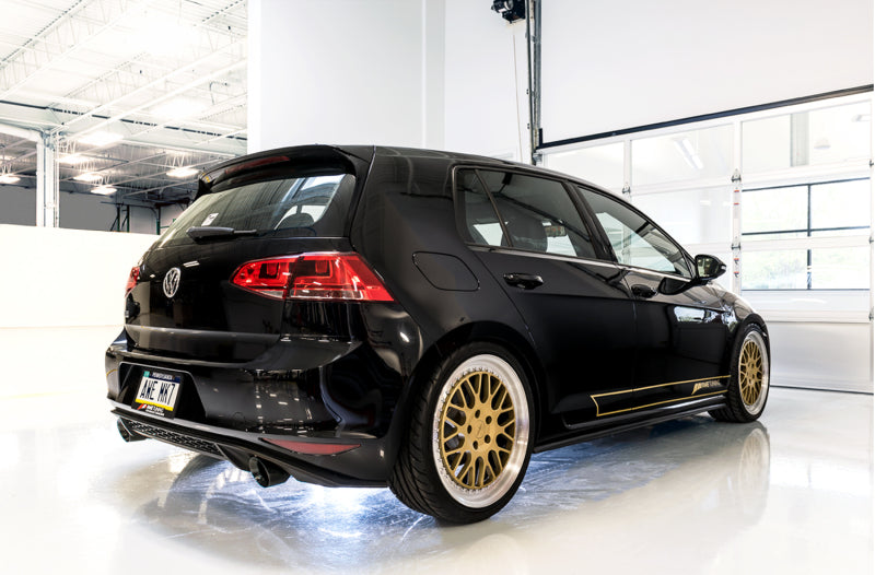 Escape AWE Tuning para Volkswagen GTI MK7.5 2.0T Track Edition con puntas de diamante negro de 102 mm