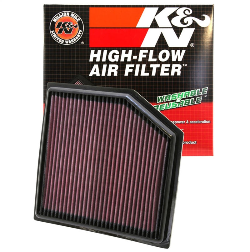 K&N 33-2452 Drop-In Air Filter — Fits 2008-2011 Lexus GS460 4.6L V8