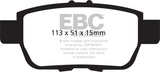 EBC 09-14 Acura TL 3.5 Greenstuff Rear Brake Pads