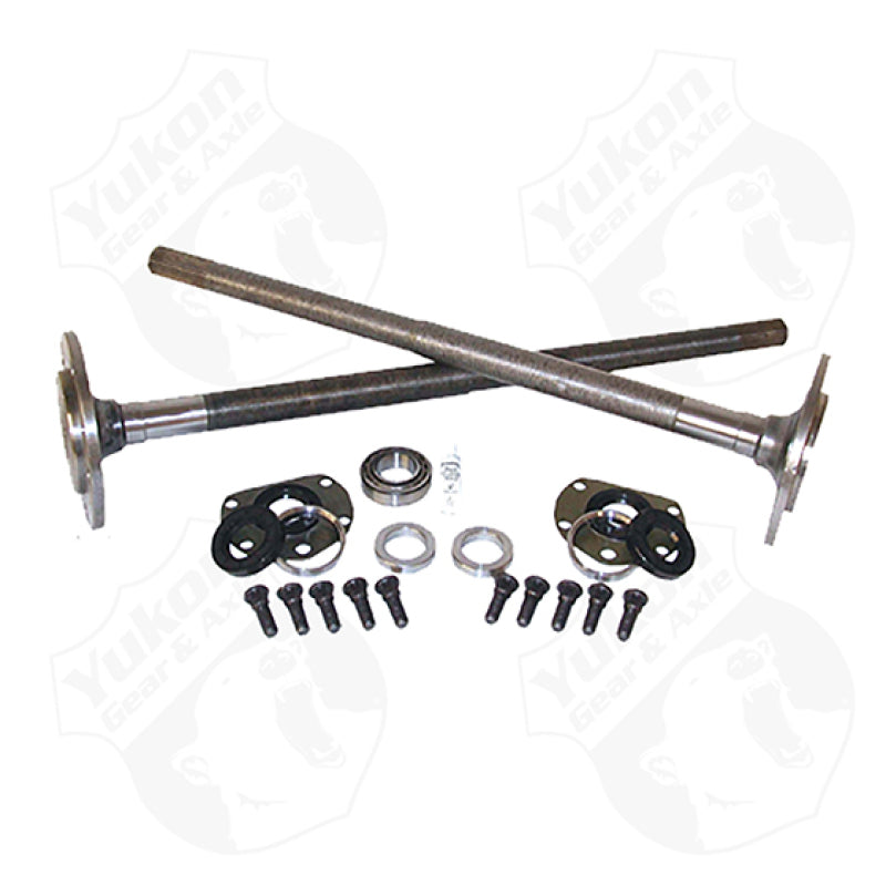 Yukon Gear One-Piece Short Axles for Model 20 — Fits 1976-1983 Jeep CJ5/CJ7