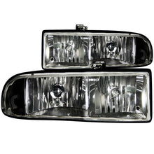 Cargar imagen en el visor de la galería, ANZO 1998-2005 Chevrolet S-10 Crystal Headlights Black