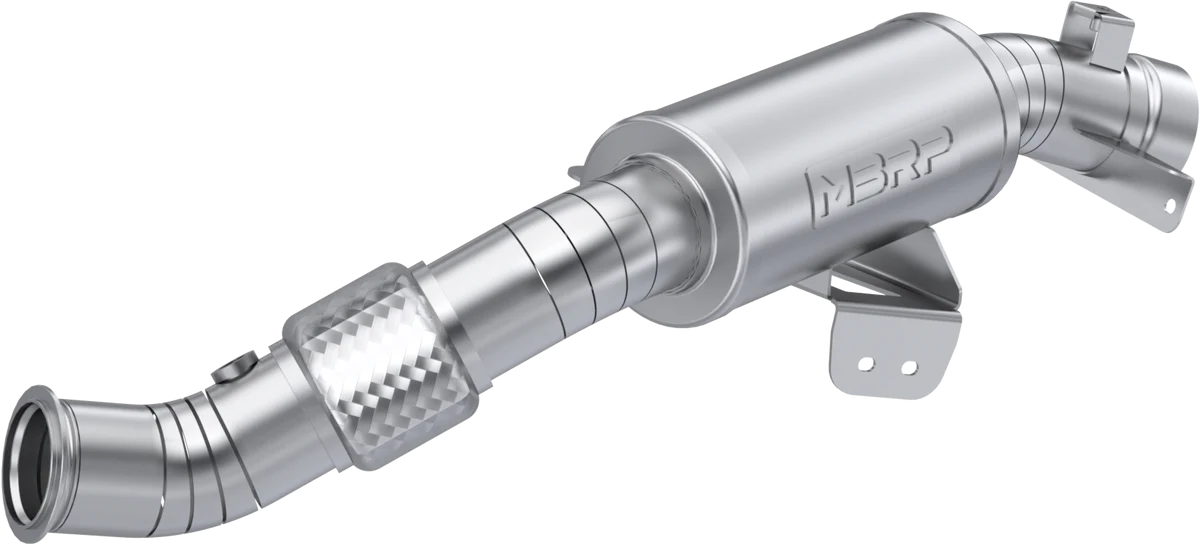 MBRP Single Slip-on Turbo Back w/ 3" Performance Muffler Chrome (AT-9219PT)