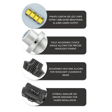 Load image into Gallery viewer, Oracle H4 4000 Lumen LED Headlight Bulbs (Pair) - 6000K SEE WARRANTY