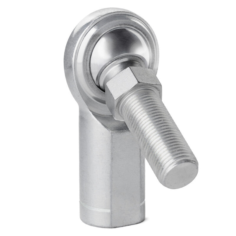 QA1 C Series 2-Pc Rod End - Female/Left Hand - .75in Bore x 3/4-16 w/Stud - Carbon Steel w/PTFE