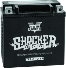 Cargar imagen en el visor de la galería, Twin Power YTX-14L Shocker Battery Replaces H-D 65958-04