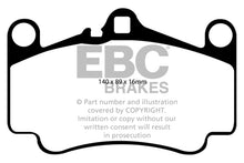 Cargar imagen en el visor de la galería, EBC 03-05 Porsche 911 (996) (Cast Iron Rotor only) 3.6 Carrera 4S Yellowstuff Front Brake Pads