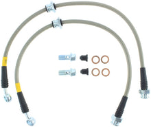 Cargar imagen en el visor de la galería, StopTech 00-06 Nissan Sentra Stainless Steel Front Brake Lines