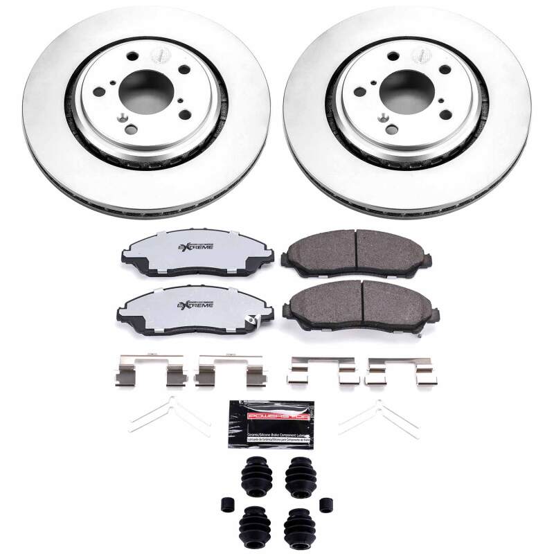Power Stop 17-20 Acura MDX Front Z36 Coated Truck & Tow Brake Kit
