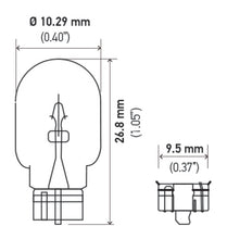 Cargar imagen en el visor de la galería, Hella Universal Clear T3.25 Incandescent 12V 3W Bulb (MOQ 10)