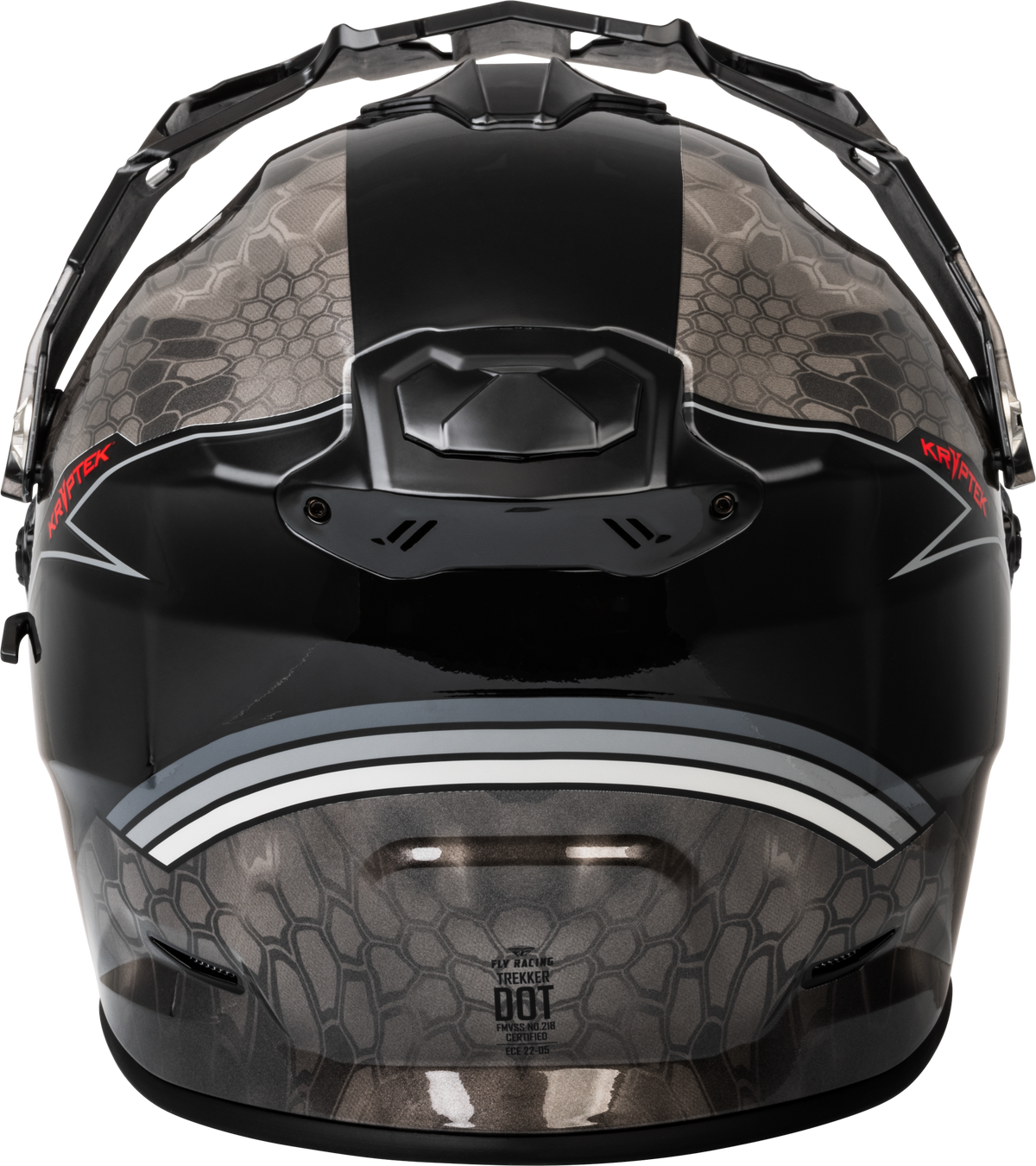 Fly Racing Trekker Kryptek Conceal Helmet Black/Grey/White XS (73-7027XS)