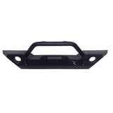 Parachoques delantero Rock Rage para Jeep Wrangler JL/JK 2007-2022 y Gladiator JT 2007-2022, color negro